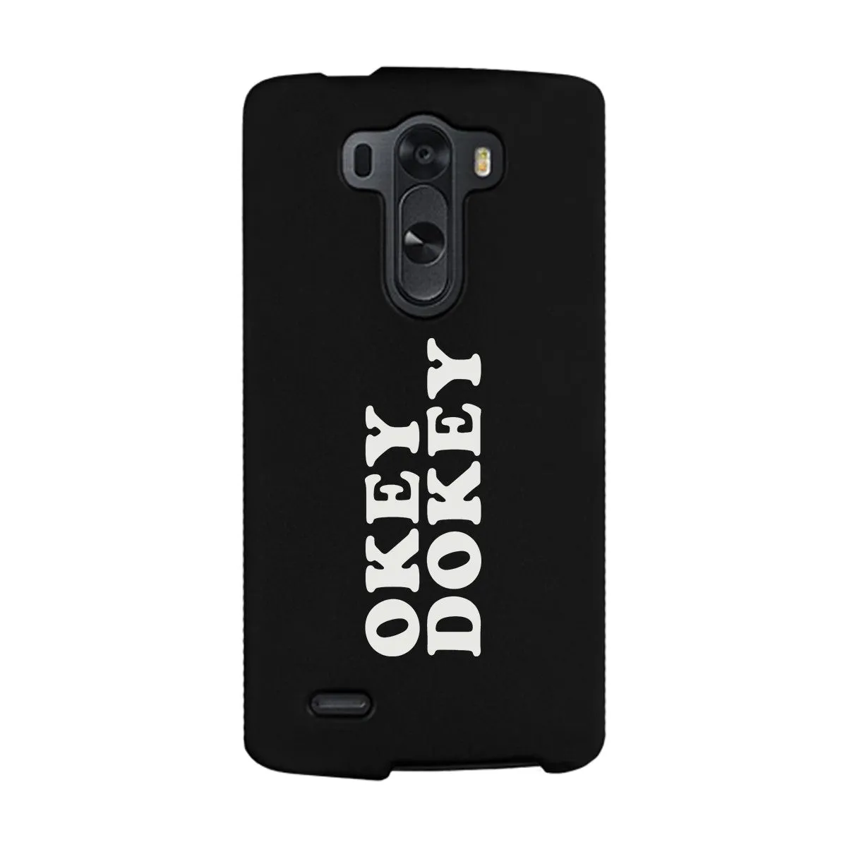 Okey Dokey Black Cute Design Phone Case