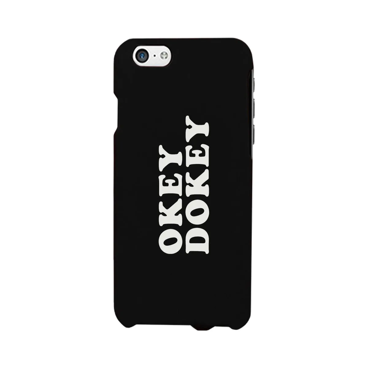 Okey Dokey Black Cute Design Phone Case