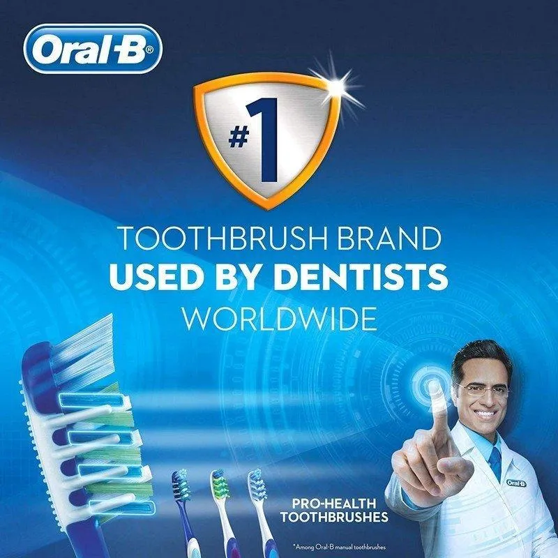 Oral-B Pro Health Criss Cross Anti-Plaque Medium Toothbrush Buy 2 Get 2 Free