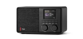 Pinell Supersound201W-black tafelradio met digitaal display en DAB  radio