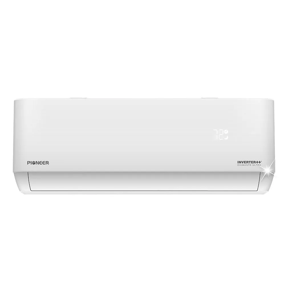 Pioneer® Diamante Ultra 12,000 BTU 22 SEER Wi-Fi Ductless Mini-Split Inverter   Air Conditioner Heat Pump Full Set with 16 Ft. Kit - 110/120V