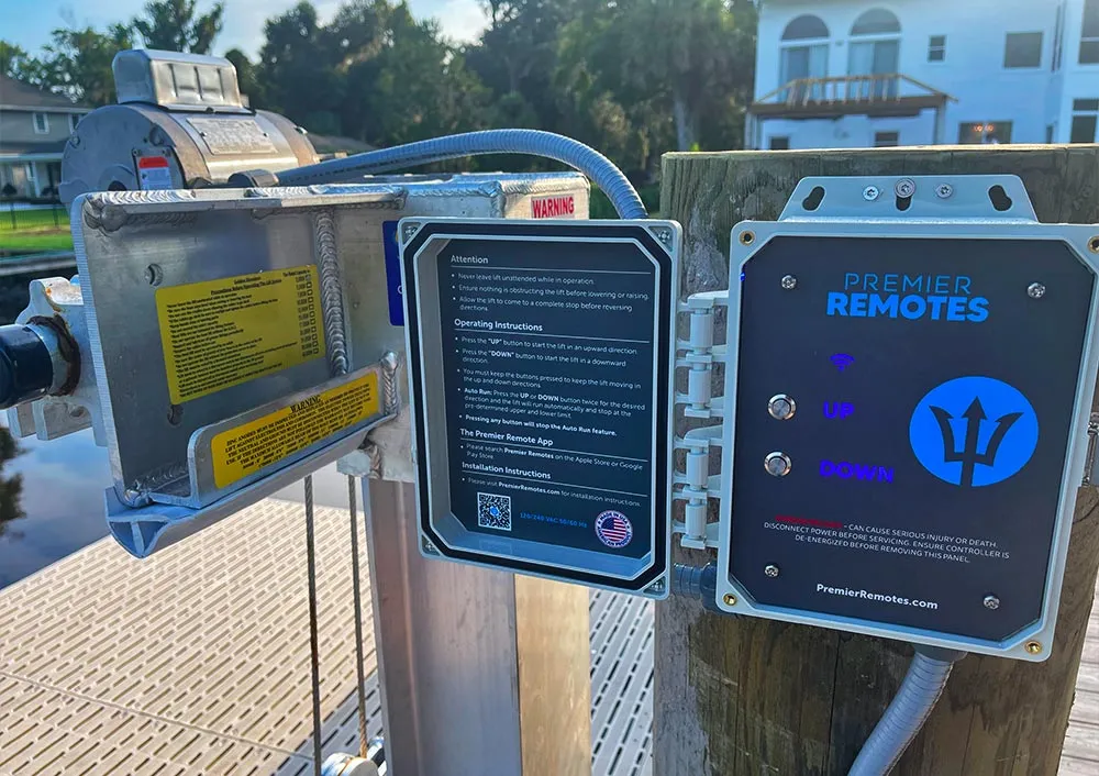 Premier Remote - Smart Boat Lift Controller | Wi-Fi Enabled | iOS Compatible