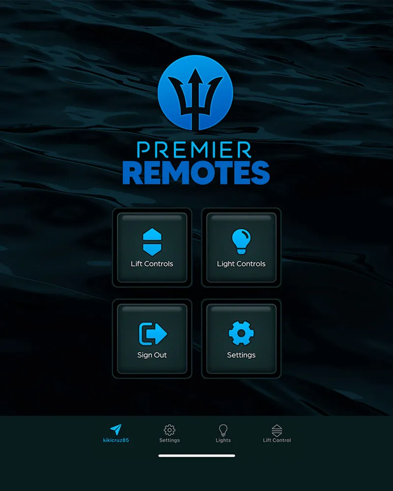 Premier Remote - Smart Boat Lift Controller | Wi-Fi Enabled | iOS Compatible