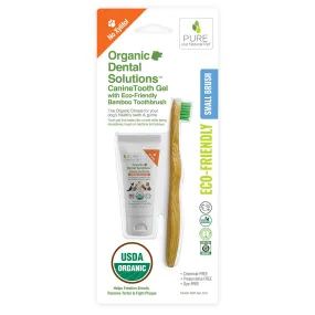 PURE and Natural Pet Organic Dental Kit for Small Dogs