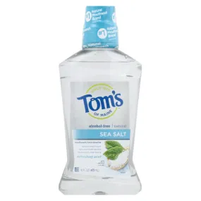 Refreshing Mint Sea Salt Mouthwash 16 Oz By Tom's Of Maine