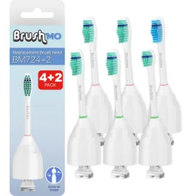 Replacement Toothbrush Heads for Philips Sonicare e-Series, 4 2 Pack(Compact, Standard, Sensitive)