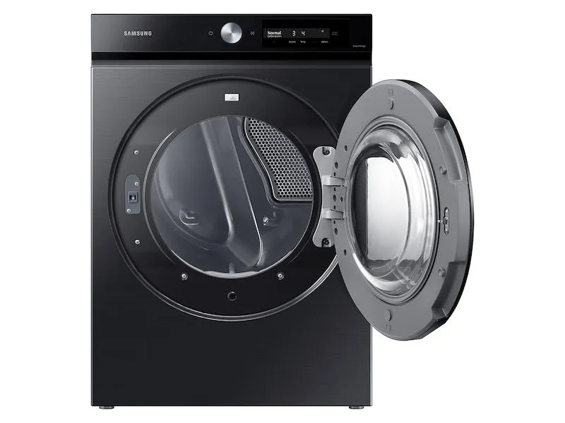 Samsung DVE46BB6700VA3 Bespoke 7.5 cu. ft. Large Capacity Electric Dryer with Super Speed Dry and AI Smart Dial in Brushed Black