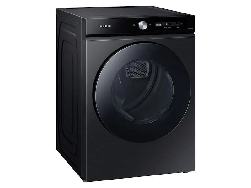 Samsung DVE46BB6700VA3 Bespoke 7.5 cu. ft. Large Capacity Electric Dryer with Super Speed Dry and AI Smart Dial in Brushed Black