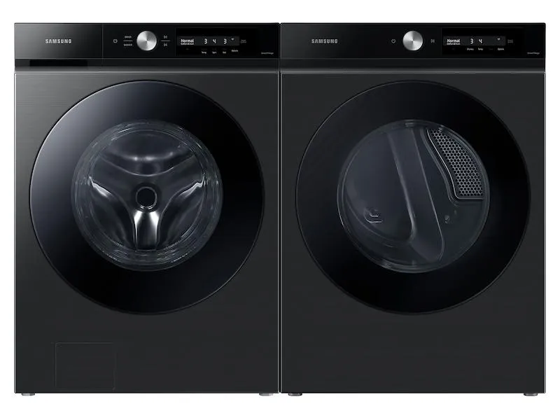 Samsung DVE46BB6700VA3 Bespoke 7.5 cu. ft. Large Capacity Electric Dryer with Super Speed Dry and AI Smart Dial in Brushed Black