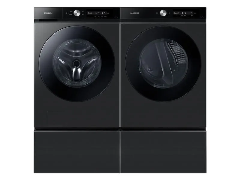 Samsung DVE46BB6700VA3 Bespoke 7.5 cu. ft. Large Capacity Electric Dryer with Super Speed Dry and AI Smart Dial in Brushed Black