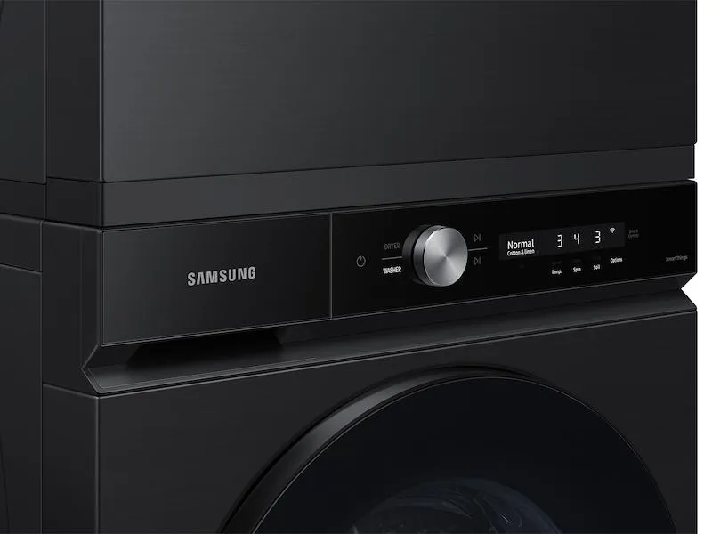 Samsung DVE53BB8700VA3 Bespoke 7.6 cu. ft. Ultra Capacity Electric Dryer with Super Speed Dry and AI Smart Dial in Brushed Black