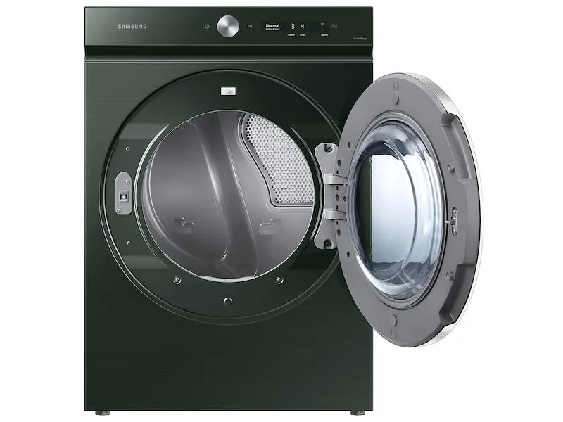 Samsung DVE53BB8900GA3 Bespoke 7.6 cu. ft. Ultra Capacity Electric Dryer with AI Optimal Dry and Super Speed Dry in Forest Green