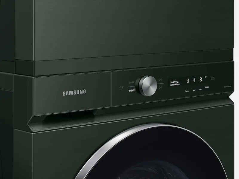 Samsung DVE53BB8900GA3 Bespoke 7.6 cu. ft. Ultra Capacity Electric Dryer with AI Optimal Dry and Super Speed Dry in Forest Green