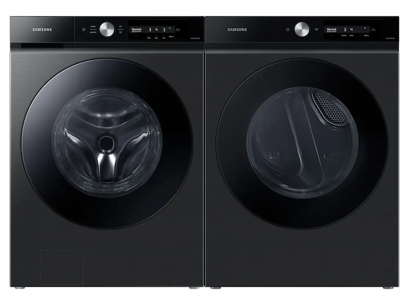 Samsung DVG46BB6700VA3 Bespoke 7.5 cu. ft. Large Capacity Gas Dryer with Super Speed Dry and AI Smart Dial in Brushed Black