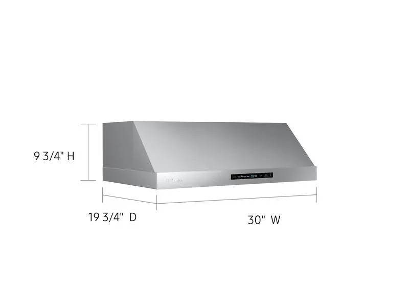 Samsung NK30N7000US 30" Under Cabinet Hood in Stainless Steel