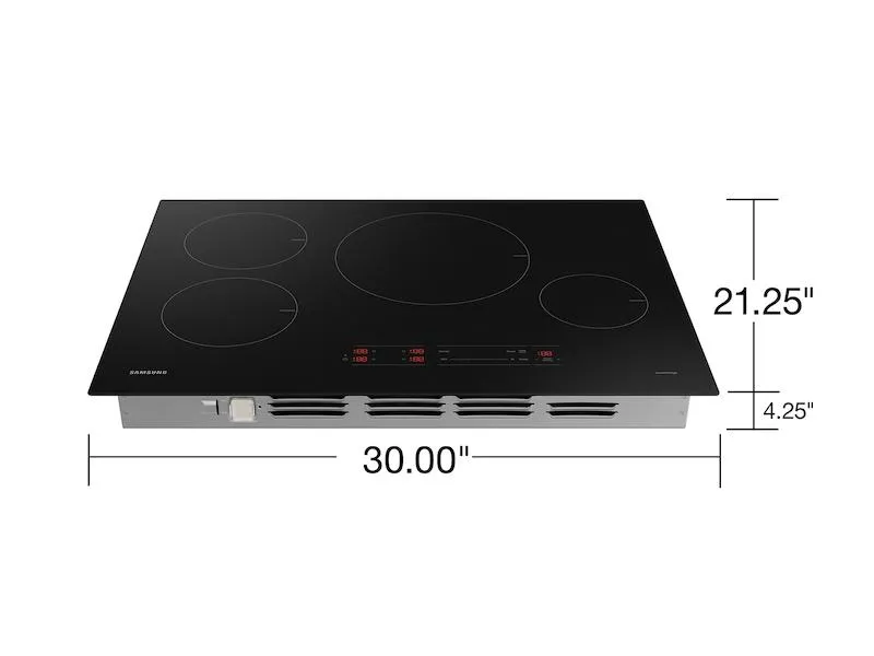 Samsung NZ30A3060UK 30" Smart Induction Cooktop with Wi-Fi in Black