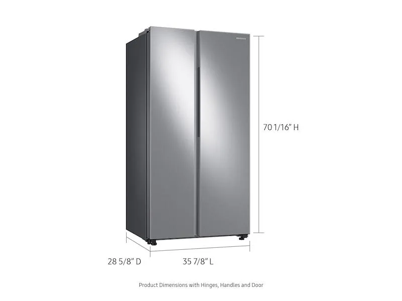 Samsung RS23A500ASR 23 cu. ft. Smart Counter Depth Side-by-Side Refrigerator in Stainless Steel