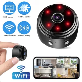 Secure Your Home with the A9 Mini IP Camera: HD Wireless Surveillance with Night Vision and Smart Connectivity!