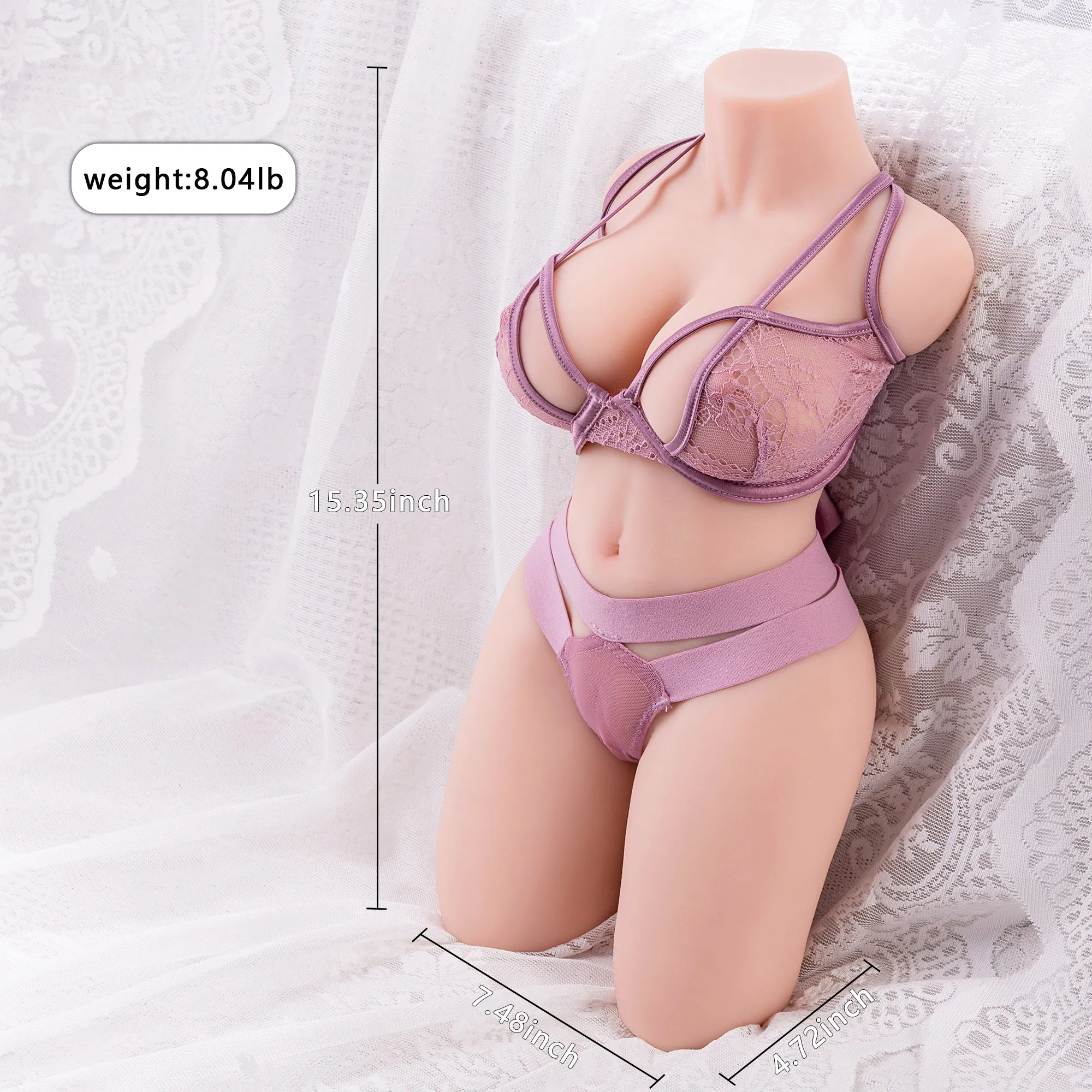 Shelley: 8.04lb Mini Size Sex Doll Realistic Mini Torso