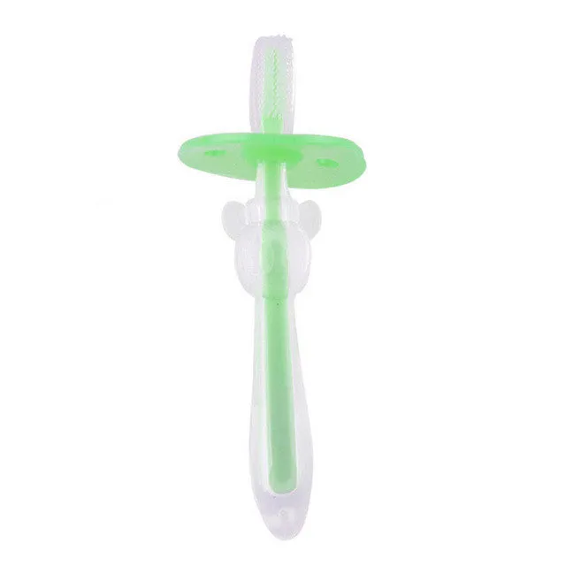 Silicone Kids Teether Training Toothbrushes For Children Baby Toothbrush Infant Newborn Dental Oral Care Brush Tool