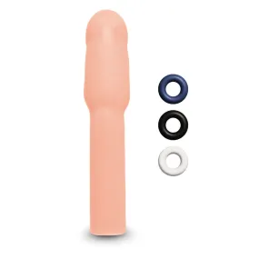 Size Up Extra Realistic 4 Inch Penis Extender Sleeve Flesh