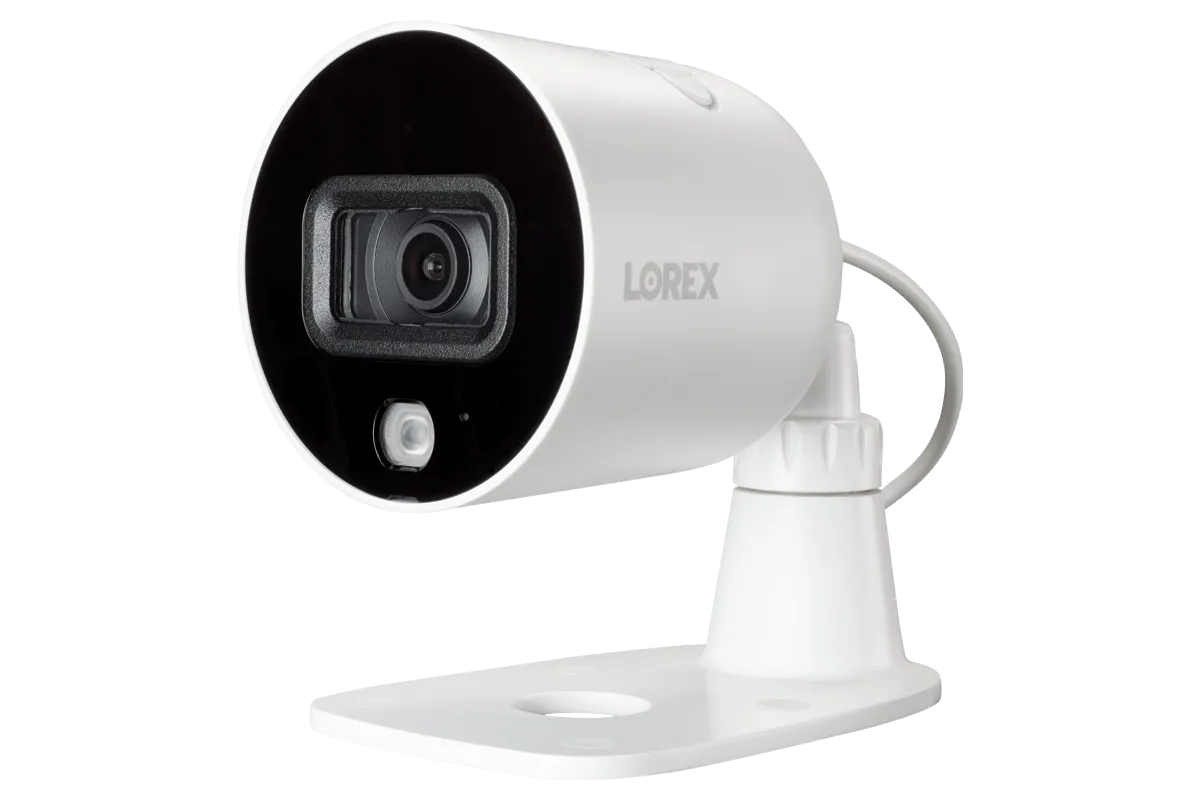 Smart Indoor/Outdoor 1080p Wi-Fi Camera With Smart Deterrence and Color Night Vision - Open Box