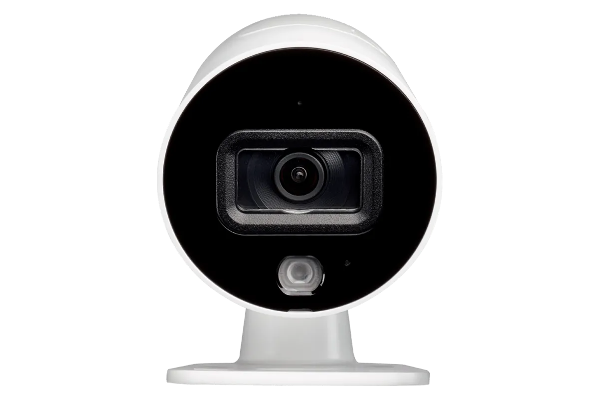 Smart Indoor/Outdoor 1080p Wi-Fi Camera With Smart Deterrence and Color Night Vision - Open Box