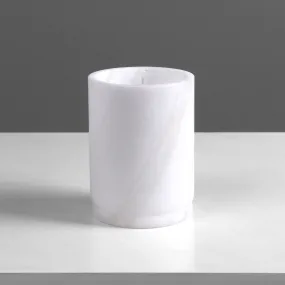 Solid Alabaster Toothbrush Holder