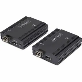 StarTech.com DisplayPort KVM Extender over Fiber Optic, 4K 60Hz, Console Extender Kit, Up to 984ft/300m (Multi-mode), 2x 10G SFP  Modules