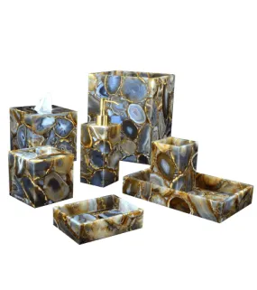 Taj Agate Bath Accessories by Mike   Ally