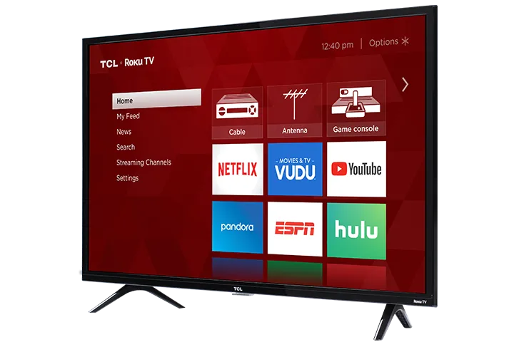 TCL Smart TV  32" LED - Roku(Refurbished)