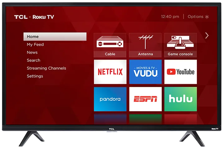 TCL Smart TV  32" LED - Roku(Refurbished)