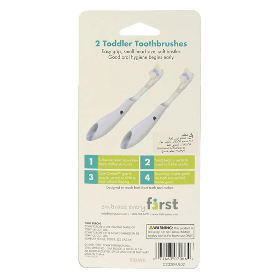 The First Years Toddler Toothbrush (Pack of 2)