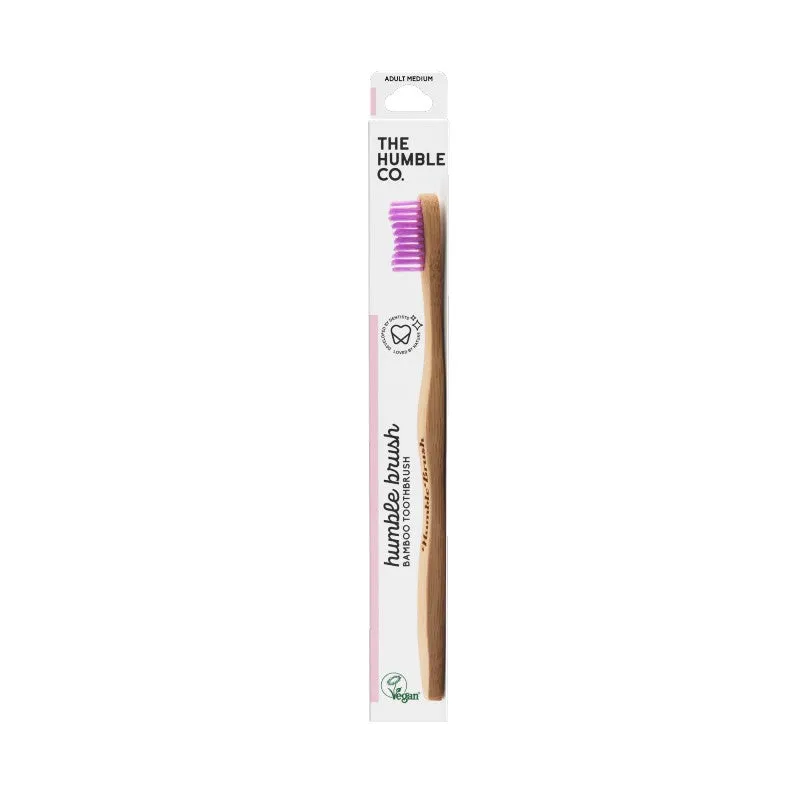 The Humble Co. Toothbrush - Adult Purple (Medium)