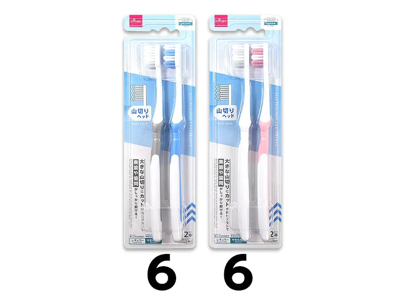 Toothbrush(Dentpure  J003  Wave head  Extra soft  2brushes)