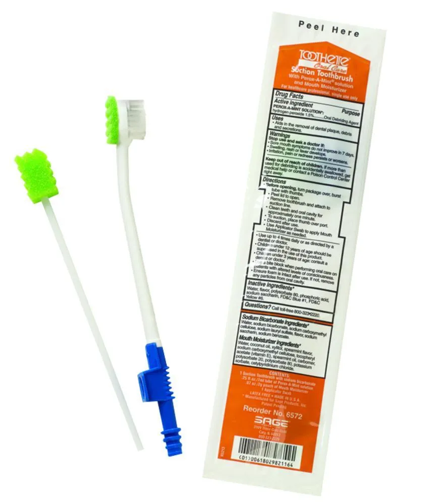 Toothette 6572 Suction Toothbrush Kit, 1 Count