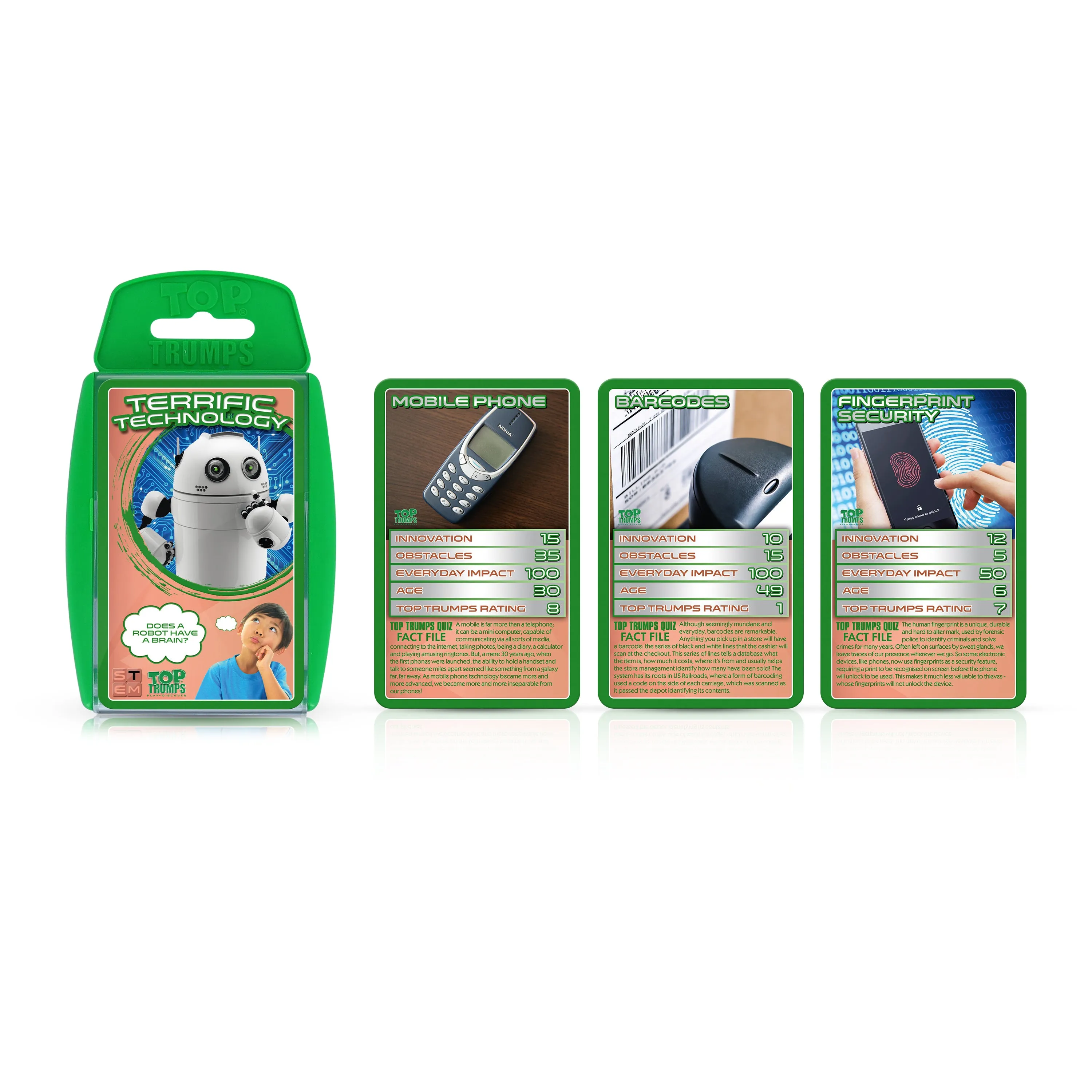 Top Trumps Cards, STEM: Terrific Technology