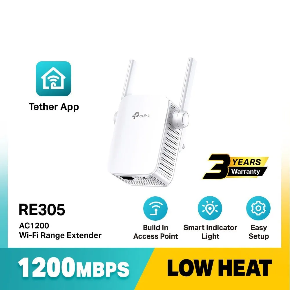 TP-Link RE305 AC1200 Wi-Fi Range Extender