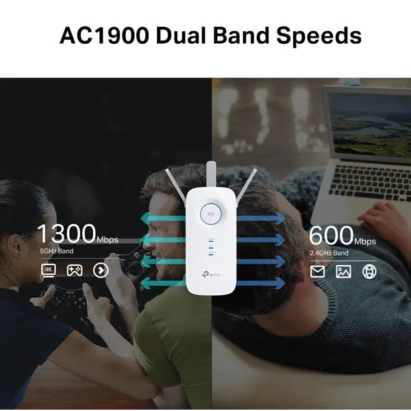 TP-Link RE550 | AC1900 Wi-Fi Range Extender