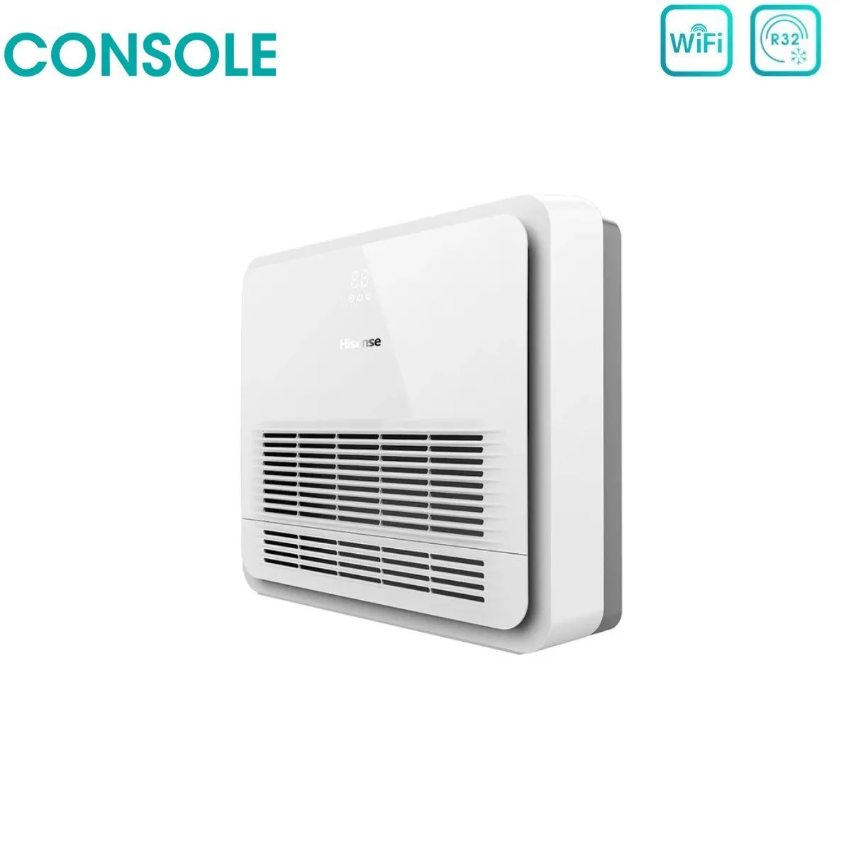 Unità Interna Console Pavimento Hisense Inverter 9000 Btu AKT26UR4RK8 R-32 Wi-Fi Optional con Telecomando di serie Incluso