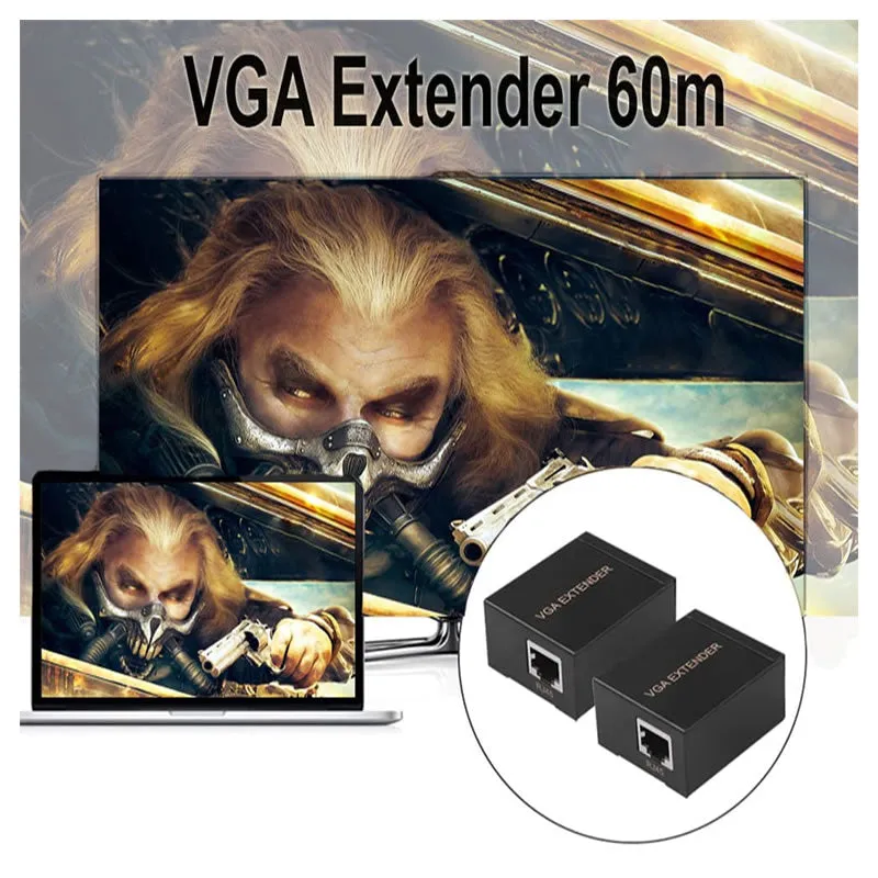 Vga Signal Extender – 60M Single Ethernet Cable