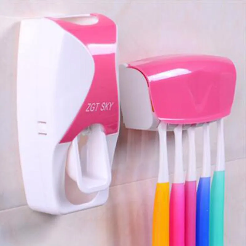 WALL MOUNT RACK BATH SET TOOTHPASTE SQUEEZERS