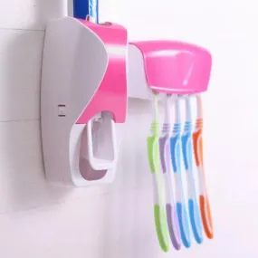 WALL MOUNT RACK BATH SET TOOTHPASTE SQUEEZERS