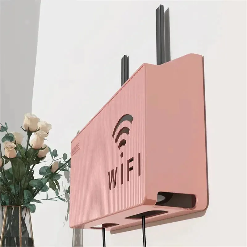 Wall Mounted Wifi Router Storage Shelf