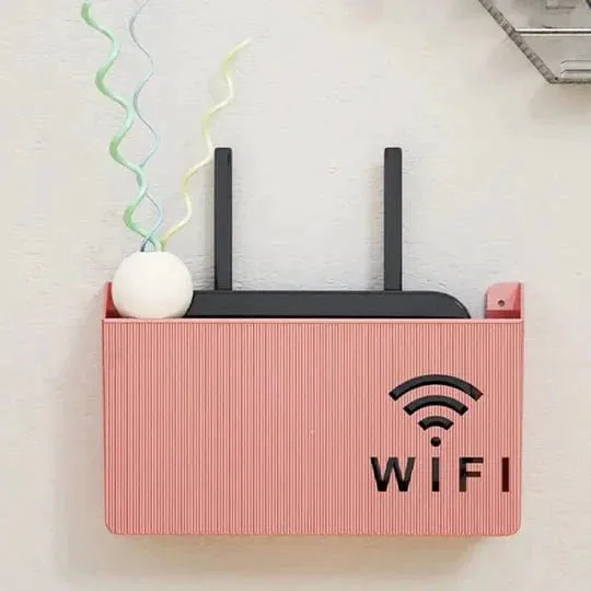 Wall Mounted Wifi Router Storage Shelf