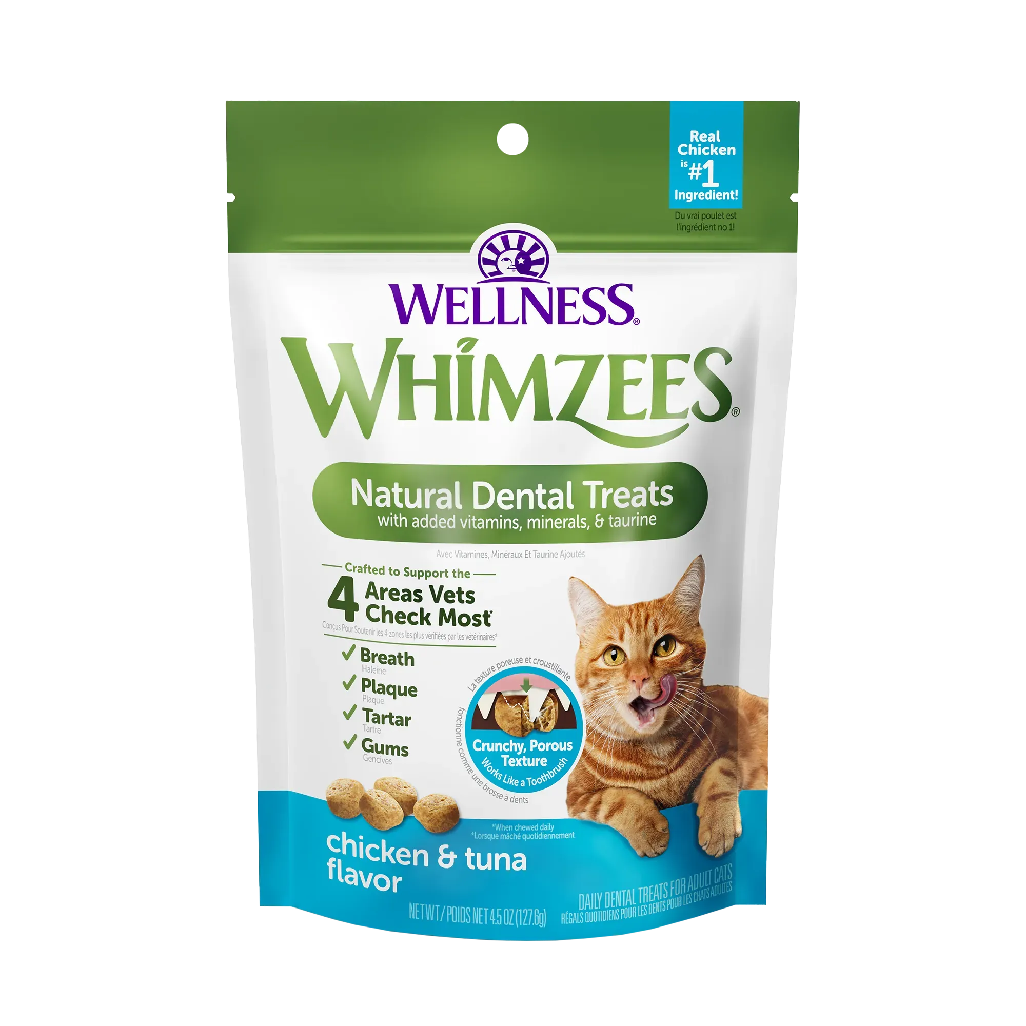 Wellness Whimzees Cat Treats Chicken & Tuna