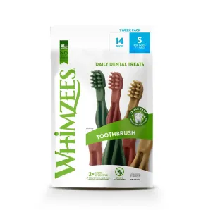 Whimzees Toothbrush Small Week Pk14x6