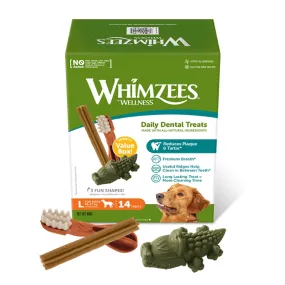 Whimzees Variety Value Box Large 14pk