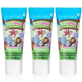 WildOnes Applemint Childrens Toothpaste - 3 Pack