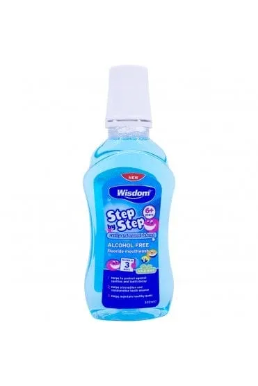 Wisdom Mouthwash Step By Step 6 Years  300 ml